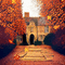 Autumn Manor Background - Gratis animerad GIF animerad GIF