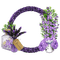 dolceluna lavender flowers spring purple frame - PNG gratuit GIF animé