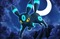 shiny umbreon pokemon - bezmaksas png animēts GIF