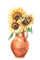 kikkapink deco sunflowers autumn - nemokama png animuotas GIF