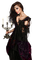 femme en noir.Cheyenne63 - Free PNG Animated GIF