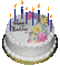 Bolo de aniversário - 無料のアニメーション GIF アニメーションGIF