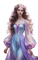 Женщина в сиреневых тонах - Free PNG Animated GIF