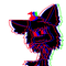 Chibi NP wolf glitchy - gratis png geanimeerde GIF