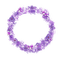 purple flower frame - png gratuito GIF animata