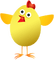 Kaz_Creations Deco Easter Chick - ilmainen png animoitu GIF