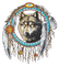 wolf dreamcatcher - Free PNG Animated GIF