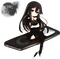 Fille noir - Free PNG Animated GIF