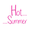 hot summer dolceluna text pink - gratis png animerad GIF