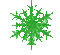 green snowflake - GIF animado gratis GIF animado