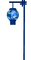 Asian Lantern.Blue - darmowe png animowany gif