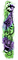 Mardi Gras.Deco.Green.Purple - ilmainen png animoitu GIF