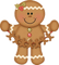 gingerbread woman - png gratis GIF animasi