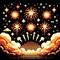 Pixel Fireworks - ingyenes png animált GIF