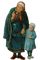 abuela i niña  dubravka4 - Free PNG Animated GIF