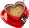 Coffee.Café.Mug.Red.gif.heart.Victoriabea - GIF animado grátis Gif Animado