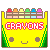 crayons - Бесплатный анимированный гифка анимированный гифка
