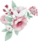 soave deco flowers corner spring pastel pink green - 免费PNG 动画 GIF