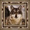 Wolf in Frame - gratis png geanimeerde GIF