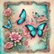 spring scrap background vintage - Free PNG Animated GIF