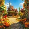 background, hintergrund, fantasy, herbst, autumn - Nemokamas animacinis gif