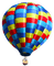 balloon hot air balloon  montgolfière - PNG gratuit GIF animé