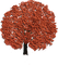 Kaz_Creations Deco Trees Tree Orange Autumn - zadarmo png animovaný GIF