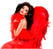 angel in red  by nataliplus - бесплатно png анимированный гифка