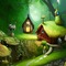 Fantasy Green Fairy Forest - gratis png animerad GIF