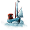 Kaz_Creations Boat Yacht Ship - zdarma png animovaný GIF