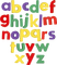 letter magnets - darmowe png animowany gif