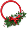 minou52-cornice rotonda-natale-frame-rund-jul-röd - Free PNG Animated GIF