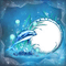dolphin frame dauphin cadre - бесплатно png анимированный гифка