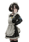 goth maid girl -w- - Free PNG Animated GIF