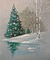 background winter Christmas tree - png gratis GIF animasi