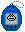 blue pixel tamagotchi - GIF animé gratuit GIF animé
