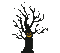 black tree gif halloween  arbre noir