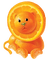 orange lion - darmowe png animowany gif