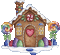 gingerbread house bp - GIF animado grátis Gif Animado