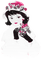 soave woman girl vintage christmas winter hat - Free PNG Animated GIF