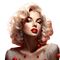 Marilyn Monroe - ingyenes png animált GIF