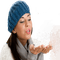 woman winter femme hiver - png gratuito GIF animata