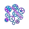 kikkapink deco scrap purple steampunk gears - Free PNG Animated GIF