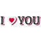 i love you / words - zdarma png animovaný GIF