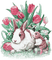 SOAVE EASTER ANIMALS vintage  pink green - 無料png アニメーションGIF