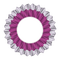 Kaz_Creations Deco Ribbons Circle Frames Frame  Colours - бесплатно png анимированный гифка