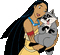 Pocahontas - Бесплатный анимированный гифка анимированный гифка