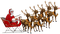 Santa sleigh bp - png gratis GIF animado