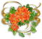 blomma--flower--orange - PNG gratuit GIF animé