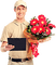 Kaz_Creations Man Homme Flowers - 無料png アニメーションGIF